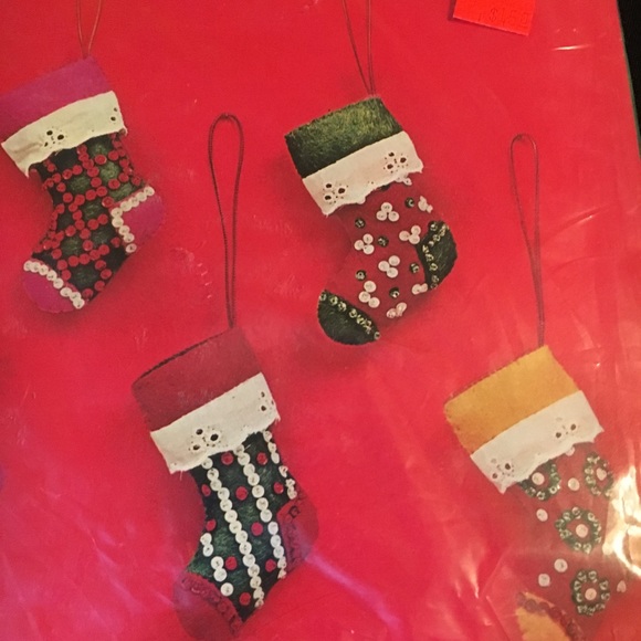 Homemade Holiday Vintage Felt Christmas Ornament Kit Poshmark